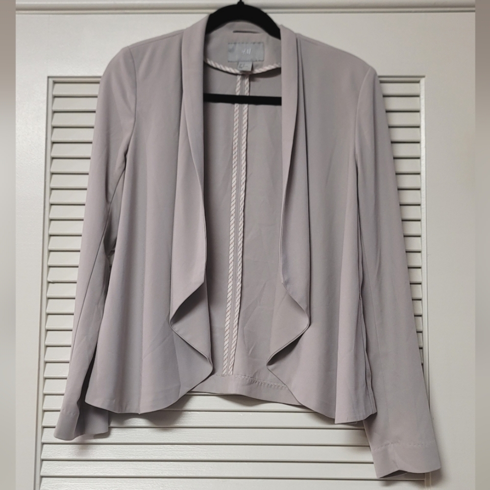 H&M - Light Grey Business Casual Office Blazer Jacket